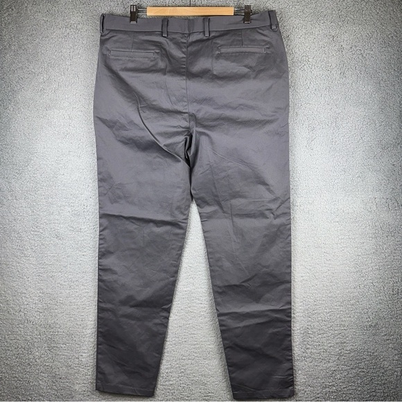 NDSTRY Pants Mens 38x32 Gray Mason Stretch Chino Classic Fit Office Preppy NWT - Picture 5 of 9